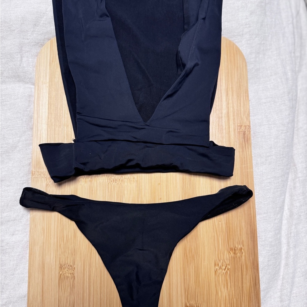 Fashion Nova Black Bikini Set